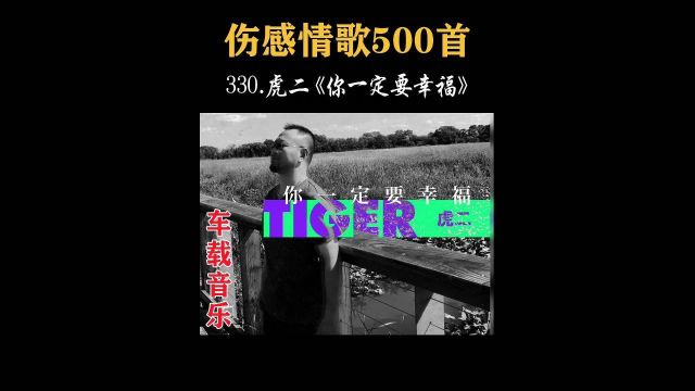 330.句句深情,虎二《你一定要幸福》,歌词听到心醉流泪!