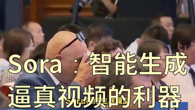 Sora:智能生成逼真视频的利器