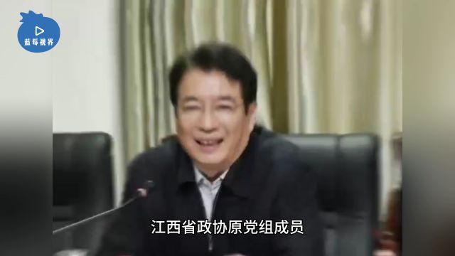 江西省政协原副主席胡强被查 曾称要管好权力慎用权力