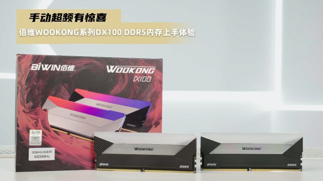 手动超频有惊喜!佰维WOOKONG系列DX100 DDR5内存上手体验