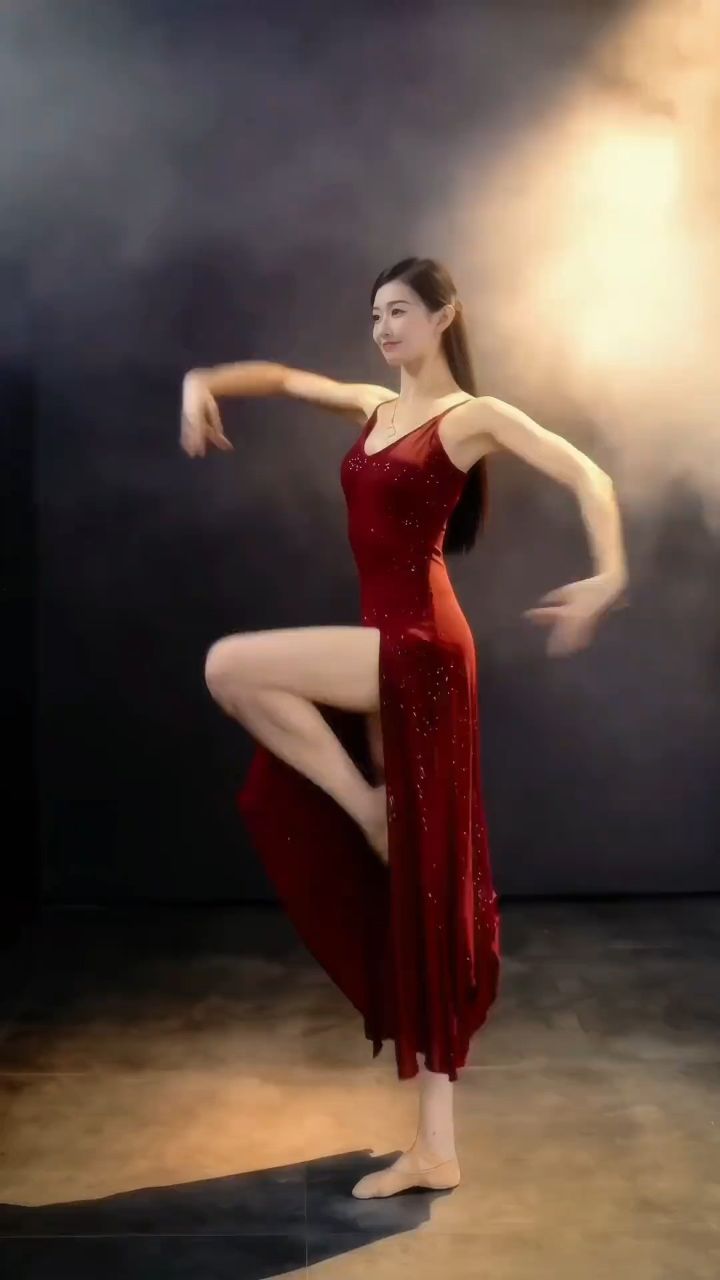 金晨跳舞照片图片