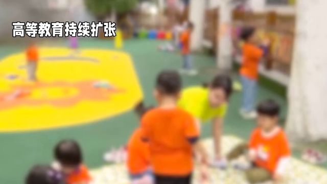 幼儿园和高校两极分化