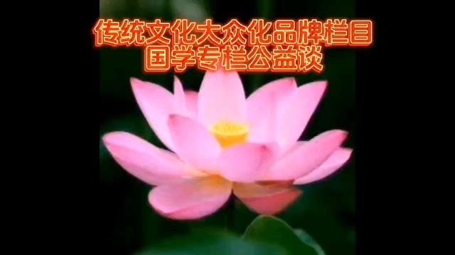 国学专栏公益谈 系列鉴赏阅谈录GD030期总第324期