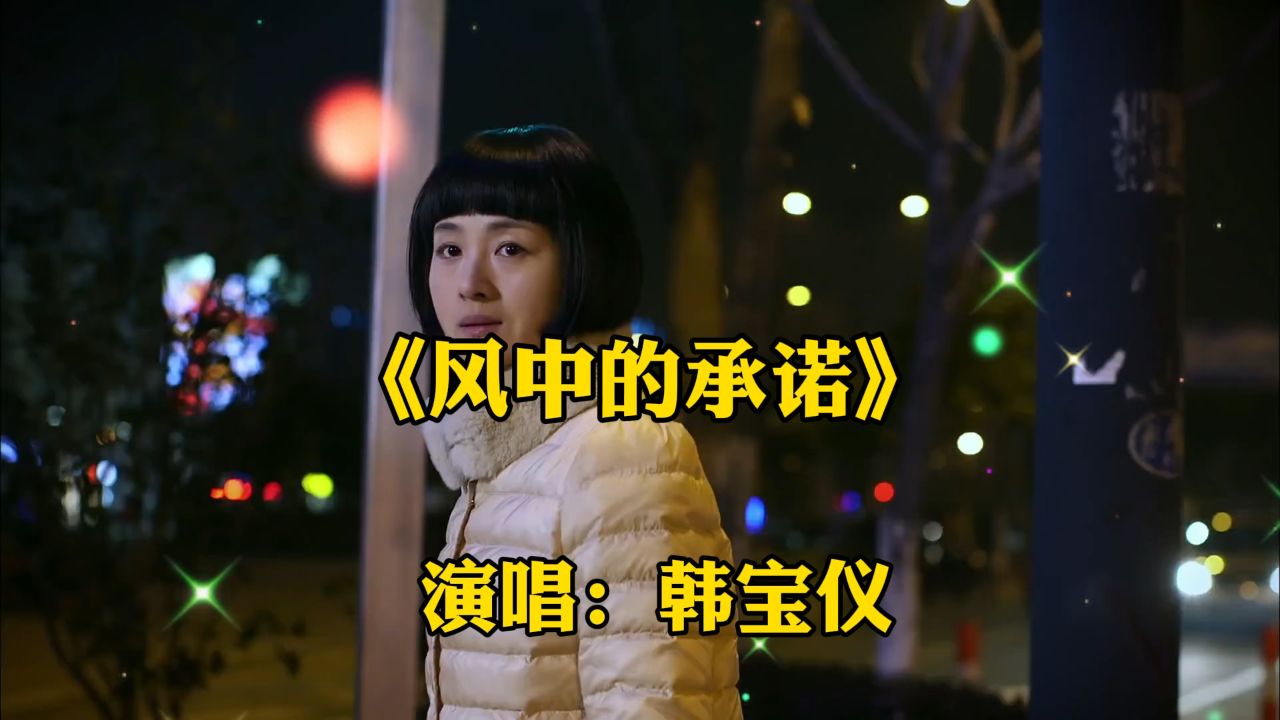 一首《风中的承诺》韩宝仪唱的好听,歌声温柔深情,让人勾起满满的回忆