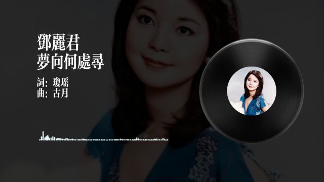 百首经典邓丽君梦向何处寻