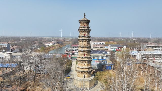 千城胜景|千年庆林寺塔尽显古建筑之美