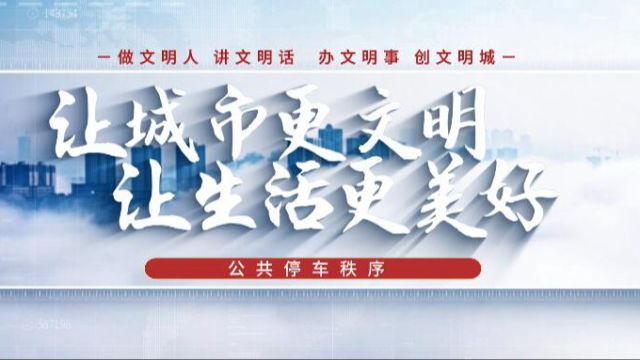 文明停车 创城从我做起