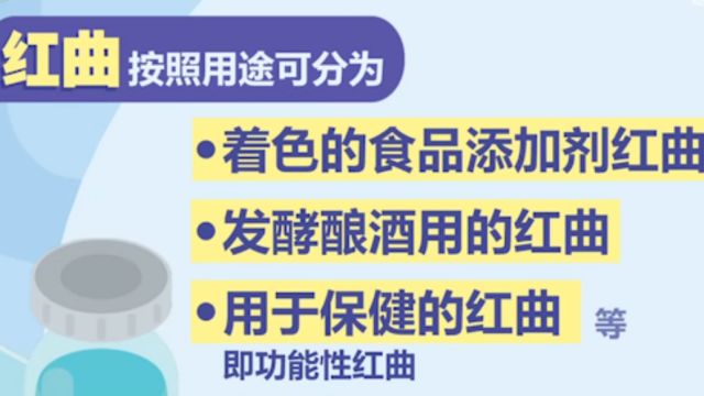 红曲为天然发酵产物,包括多种具有生物活性的物质