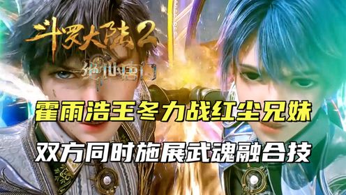 斗罗大陆2:霍雨浩王冬力战红尘兄妹,双方同时施展武魂融合技_高清1080P在线观看平台_腾讯视频