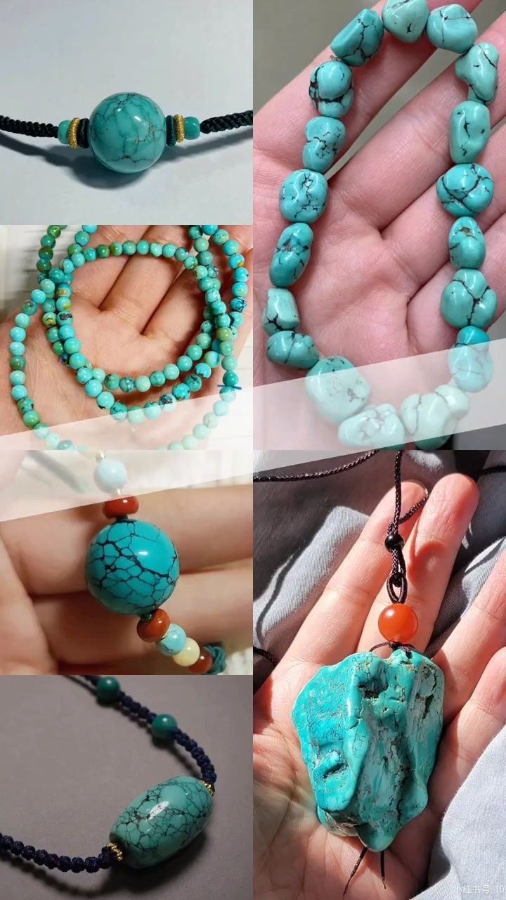 三招教你鉴别绿松石的真假[太开心]#玉雕 #珠宝首饰设计