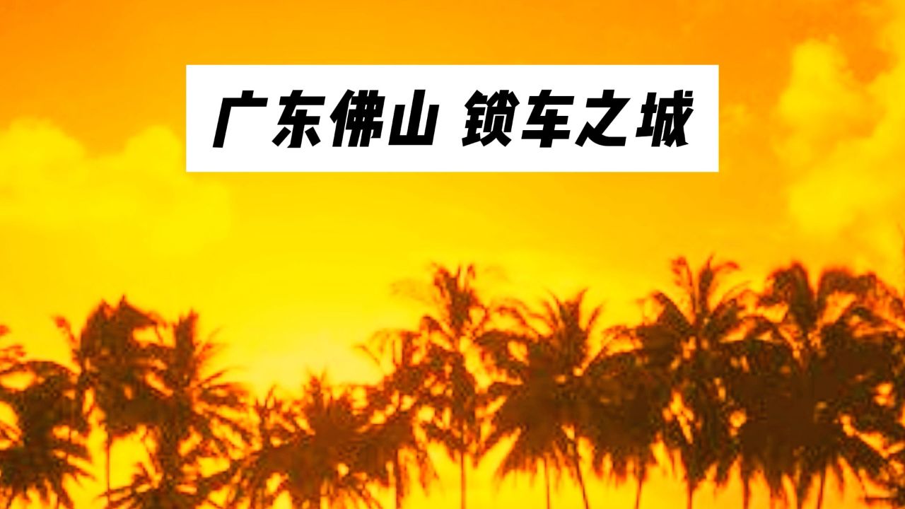佛山的锁车之城听说过吗?不分本地外地,警车救护车也一视同仁