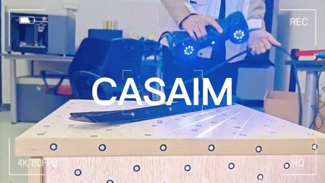 CASAIM黑色塑料件逆向设计3d建模抄数三维扫描服务#三维扫描 #三维测量