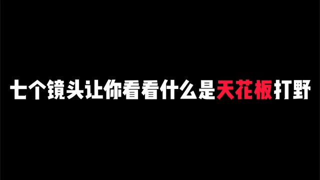 七个镜头让你看看什么是天花板打野#王者荣耀 #抖音二创激励计划 #抖音热门#我要上热门#王者荣耀热门