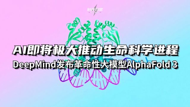 AI即将极大推动生命科学进程 DeepMind发布革命性大模型AlphaFold 3 