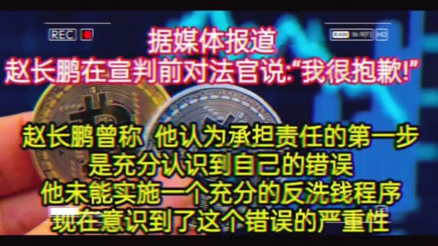 金融币安创始人赵长鹏被判4个月监禁本人道歉:承担所有责任身家仍超2300亿元