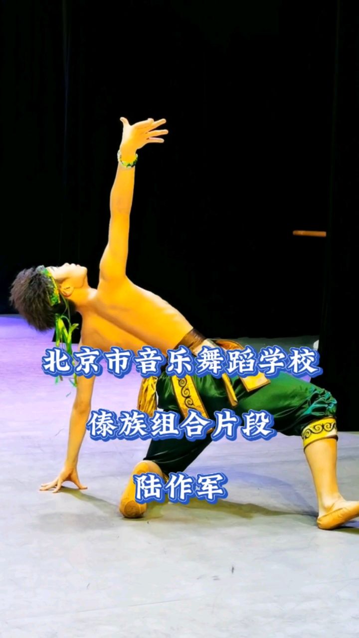 北京市音乐舞蹈学校陆作军傣族舞蹈组合片段