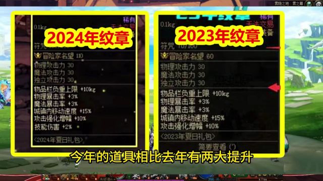 DNF:舅舅党爆料“夏日套”纹章!伤害+名望大提升,策划终极骗氪