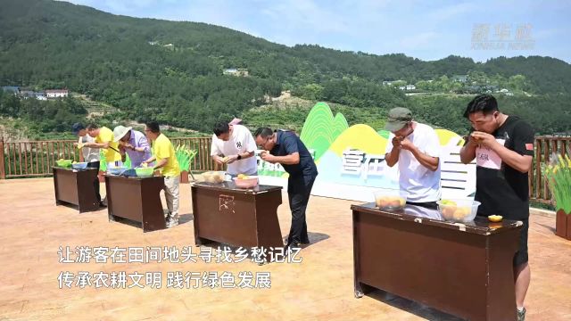 湖北秭归:农活竞技引游客