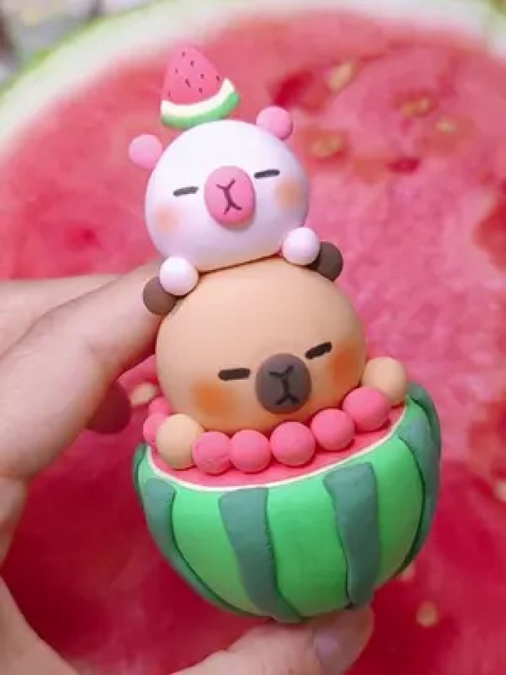 超轻粘土 #手工diy #手工 #我的手工日常 #亲子手工