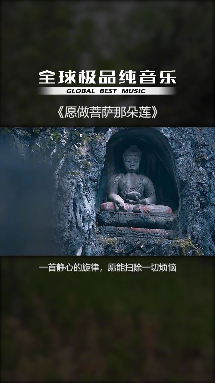 一念心清净,莲花处处开;愿做菩萨那朵莲,静静开放在佛前……#纯音乐