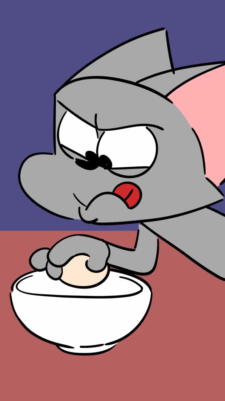 深夜与mila和@roger shorts叔叔一起吃炒饭