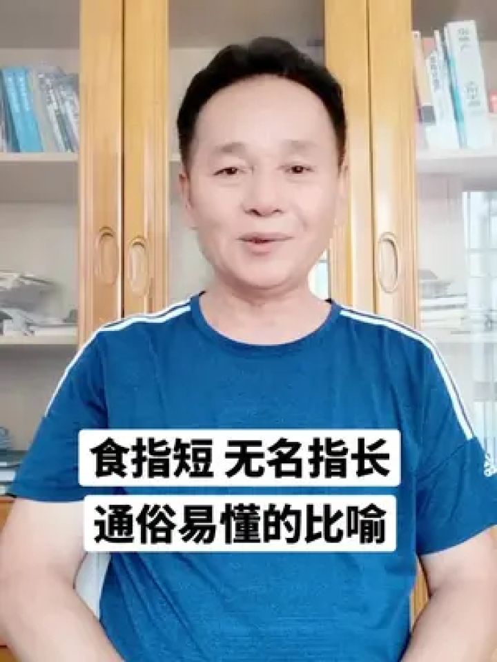 食指短无名指长 通俗易懂的比喻#李永岳