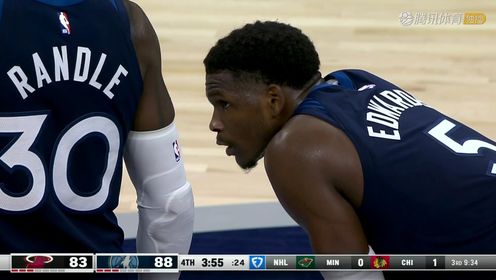 《NBA全场集锦》NBA常规赛：热火vs森林狼中文解说全场回放