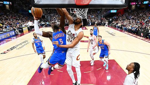《NBA骑士》【球星】阿伦vs雷霆集锦 25分12篮板6助攻3抢断助队取胜