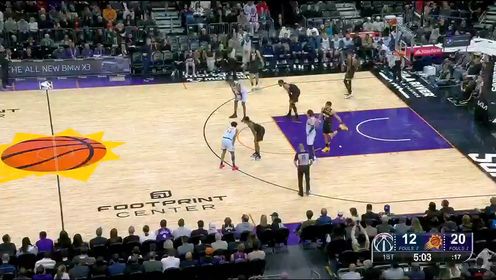 《菲尼克斯太阳》NBA常规赛：奇才vs太阳第1节英文原声回放