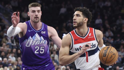 《NBA全场集锦》【纯享】奇才vs爵士精华回放 爵士6人得分上双完成逆风翻盘