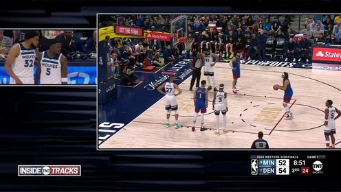 《丹佛掘金》NBA季后赛：森林狼vs掘金第3节英文原声回放