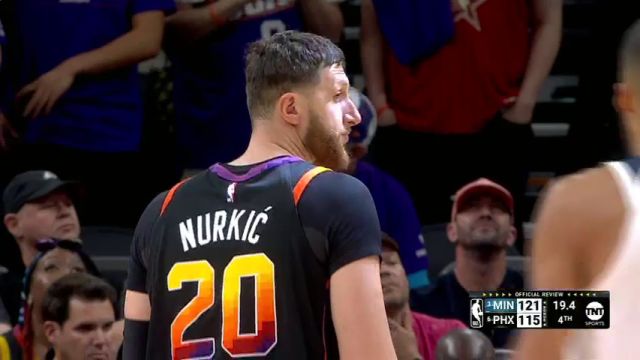 NBA季后赛：森林狼vs太阳第4节中文解说回放