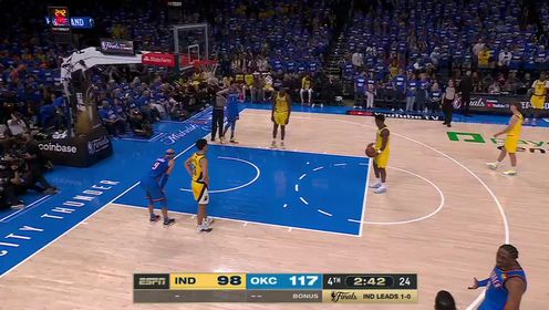 《俄克拉荷马雷霆》【回放】NBA总决赛G2：步行者vs雷霆第4节中文解说回放