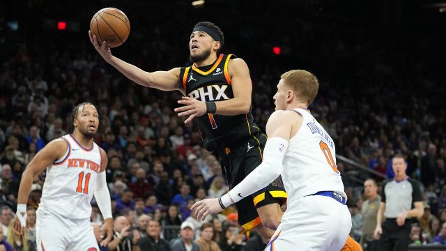 尼克斯vs太阳精华回放 布伦森三分9中9轰下50分创生涯新高