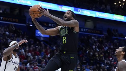 《NBA全场集锦》【纯享】篮网vs鹈鹕精华回放 鹈鹕7人上双大胜篮网
