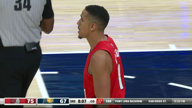 根本防不住！特纳顶着布罗格登高举高打完成2+1