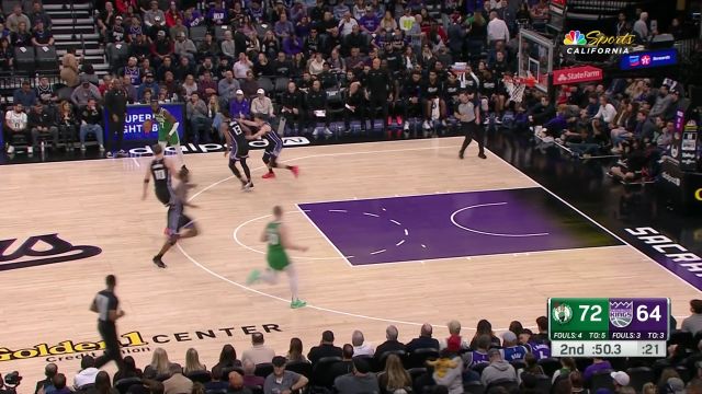 福克斯vs凯尔特人集锦 高效砍下29分独木难支