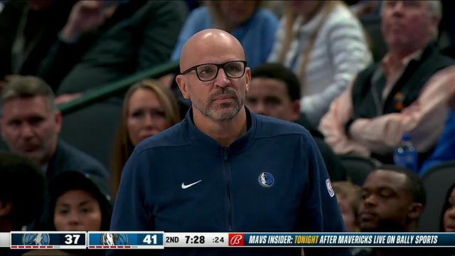 NBA常规赛：森林狼vs独行侠第2节英文原声回放