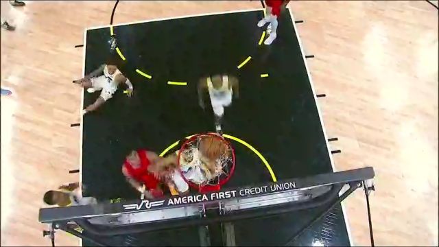 NBA常规赛：开拓者vs爵士英文原声全场回放