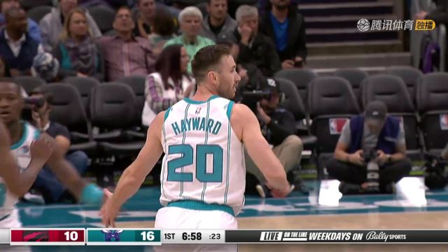 猛龙vs黄蜂精华纯享 罗齐尔关键球 黄蜂四人20+力克猛龙