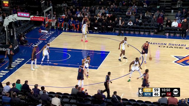 依靠个人能力硬解 布伦森突破抛投打成2+1