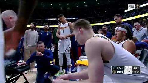 《丹佛掘金》【回放】NBA常规赛：马刺vs掘金第4节英文原声回放