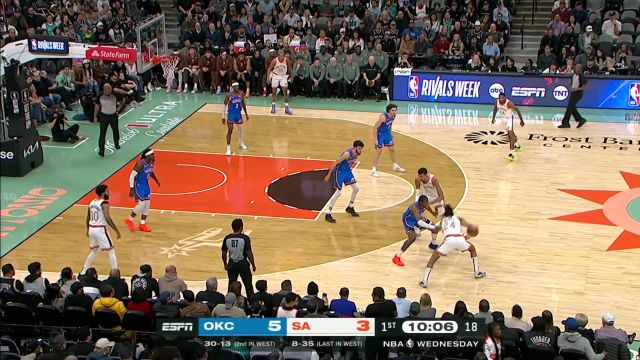 切特vs马刺集锦 17分9板对抗文班不落下风