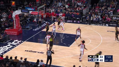 《NBA全场集锦》【原声】爵士123-108奇才 爵士6人得分上双送奇才6连败