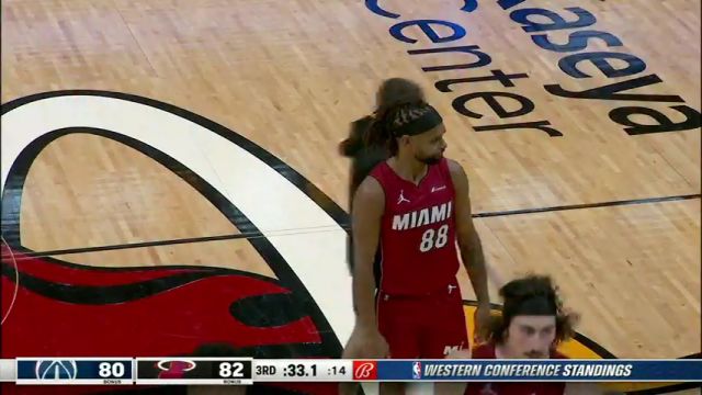 NBA常规赛：奇才vs热火英文原声全场回放