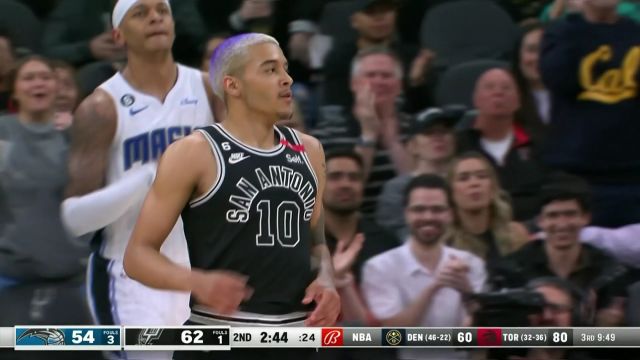 回顾魔术vs马刺交战记录 班凯罗与文班亚马状元郎之间的对决