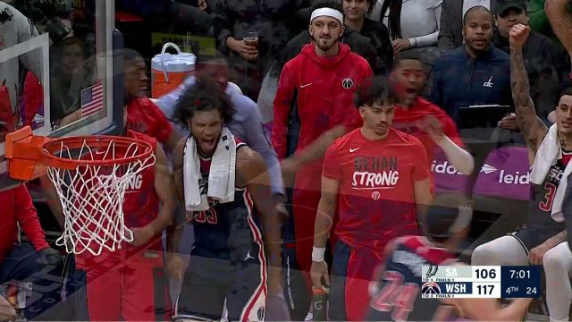 马刺131-127奇才 文班亚马24+8翻盘战胜奇才终结连败