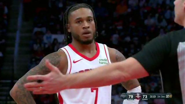 NBA常规赛：鹈鹕vs火箭第3节英文原声回放
