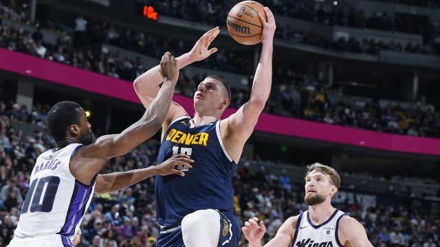 约基奇vs国王集锦 全场15+5+8仙人指路难救主