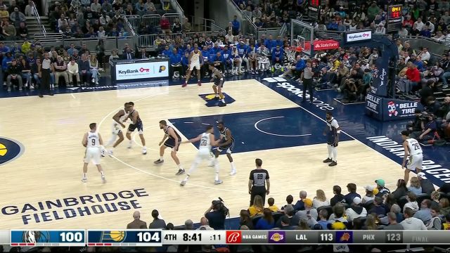 拉开只在一瞬间！步行者多点开火连飚五记三分持续扩大分差